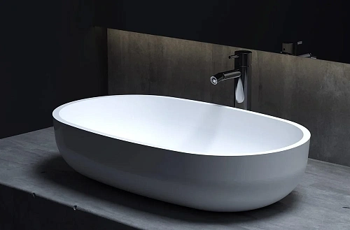 Раковина Salini GLORIA 05 1102205MN S-Stone покраска по RAL снаружи, накладная, матовая Раковина Salini GLORIA 05 1102205MN S-Stone покраска по RAL снаружи, накладная, матовая