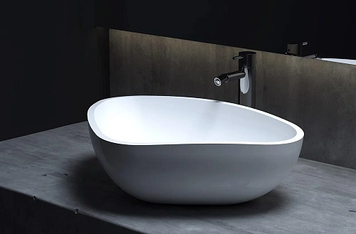 Раковина Salini GLORIA 06 1102206MN S-Stone покраска по RAL снаружи, накладная, матовая Раковина Salini GLORIA 06 1102206MN S-Stone покраска по RAL снаружи, накладная, матовая