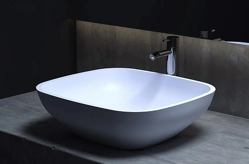 Раковина Salini GLORIA 08 покраска по RAL полностью 1102208MF 495x445 накладная S-Stone Раковина Salini GLORIA 08 покраска по RAL полностью 1102208MF 495x445 накладная S-Stone