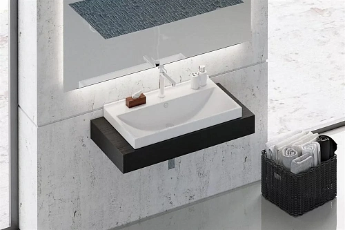 Раковина Sanita Luxe Fest 80 FST80SLWB01 80x45,5 см белый Раковина Sanita Luxe Fest 80 FST80SLWB01 80x45,5 см белый