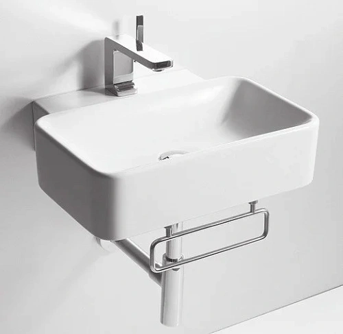 Раковина Simas Flow FL16 подвесная 49,5 x 40 см цвет белый Раковина Simas Flow FL16 подвесная 49,5 x 40 см цвет белый