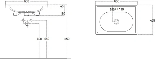 Раковина STWORKI 65 18065-KL 559743 Раковина STWORKI 65 18065-KL 559743