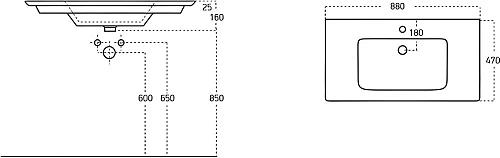 Раковина STWORKI 90 14090-KL 559163 Раковина STWORKI 90 14090-KL 559163