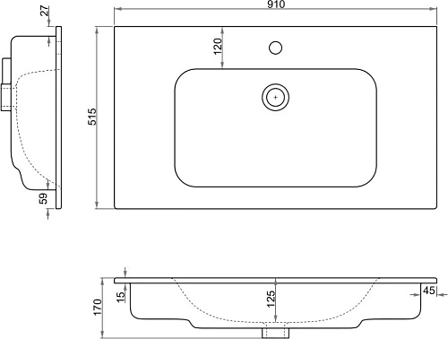 Раковина STWORKI 91 42091-KL 559717 Раковина STWORKI 91 42091-KL 559717