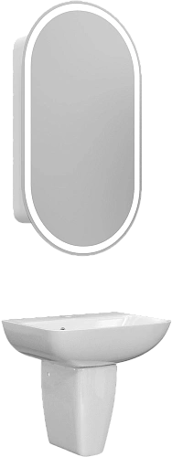 Раковина STWORKI Дублин 45 + Сифон для раковины Wirquin Минор с отводом для стиральной машины + Полу 560240 Раковина STWORKI Дублин 45 + Сифон для раковины Wirquin Минор с отводом для стиральной машины + Полу 560240