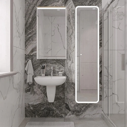 Раковина STWORKI Дублин 45 с полупьедесталом 558290 Раковина STWORKI Дублин 45 с полупьедесталом 558290