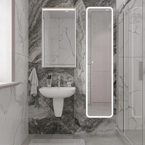 Раковина STWORKI Дублин 50 с полупьедесталом + Сифон для раковины Wirquin Минор с отводом для стирал 560912 Раковина STWORKI Дублин 50 с полупьедесталом + Сифон для раковины Wirquin Минор с отводом для стирал 560912