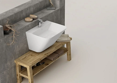 Раковина STWORKI моноблок 55 100604-101 559670 Раковина STWORKI моноблок 55 100604-101 559670