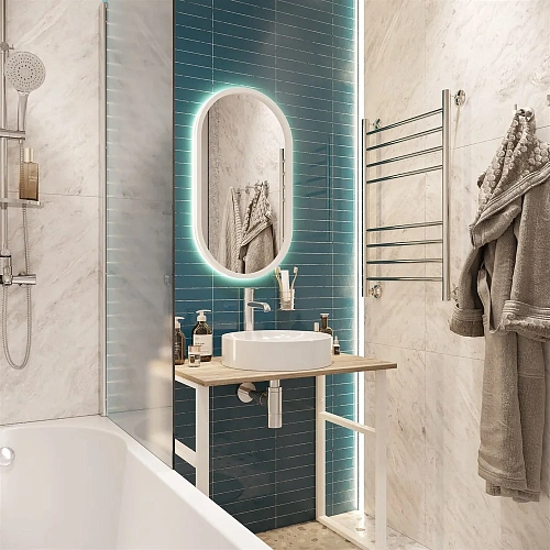 Раковина STWORKI накладная 43 3043-KL белый глянец 559790 Раковина STWORKI накладная 43 3043-KL белый глянец 559790