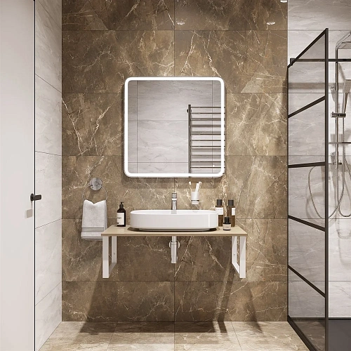 Раковина STWORKI накладная 65 3064-KL белый глянец 559993 Раковина STWORKI накладная 65 3064-KL белый глянец 559993