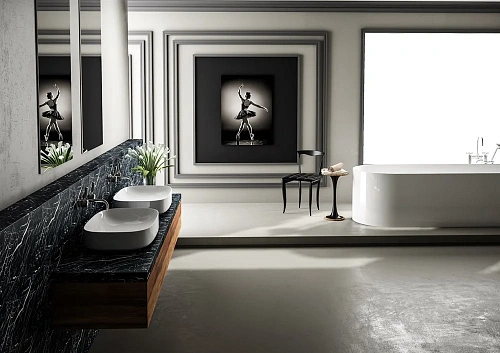 Раковина STWORKI накладная 65 3064-KL белый глянец 559993 Раковина STWORKI накладная 65 3064-KL белый глянец 559993