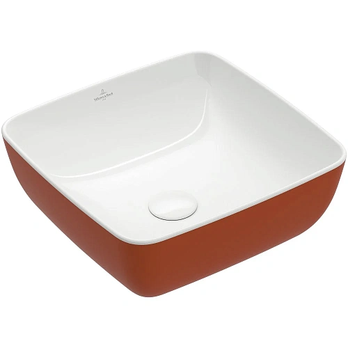 Раковина Villeroy & Boch Artis 41 x 41 см Rust 417841BCW8 накладная Раковина Villeroy & Boch Artis 41 x 41 см Rust 417841BCW8 накладная