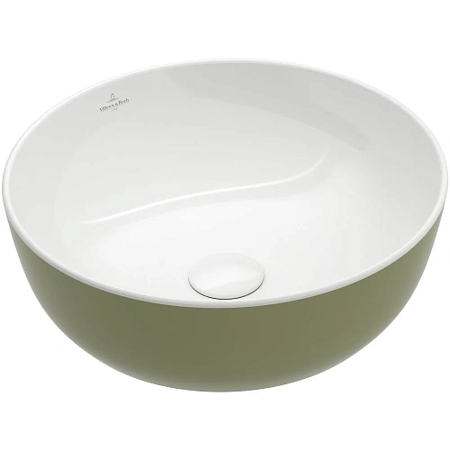 Раковина Villeroy & Boch Artis 43 x 43 см Sage Green 417943BCS8 накладная Раковина Villeroy & Boch Artis 43 x 43 см Sage Green 417943BCS8 накладная