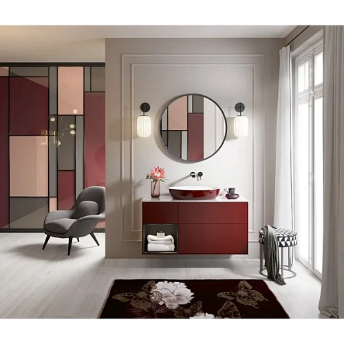 Раковина Villeroy & Boch Artis 61 x 41 см Bordeaux 419861BCS9 накладная Раковина Villeroy & Boch Artis 61 x 41 см Bordeaux 419861BCS9 накладная