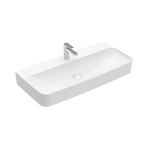Раковина Villeroy & Boch Finion 47 x 100 см CeramicPlus 4168A2R1 Раковина Villeroy & Boch Finion 47 x 100 см CeramicPlus 4168A2R1