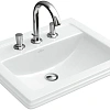 Раковина Villeroy & Boch Hommage 52.5 x 63 см CeramicPlus 7102A1R1 встраиваемая Раковина Villeroy & Boch Hommage 52.5 x 63 см CeramicPlus 7102A1R1 встраиваемая