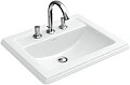 Раковина Villeroy & Boch Hommage 52.5 x 63 см CeramicPlus 7102A1R1 встраиваемая Раковина Villeroy & Boch Hommage 52.5 x 63 см CeramicPlus 7102A1R1 встраиваемая