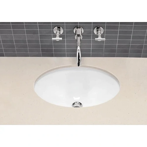 Раковина Villeroy & Boch Loop & Friends 36 x 50.5 см CeramicPlus 616110R1 под столешницу Раковина Villeroy & Boch Loop & Friends 36 x 50.5 см CeramicPlus 616110R1 под столешницу