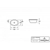 Раковина Villeroy & Boch Loop & Friends 36 x 50.5 см CeramicPlus 616111R1 под столешницу Раковина Villeroy & Boch Loop & Friends 36 x 50.5 см CeramicPlus 616111R1 под столешницу
