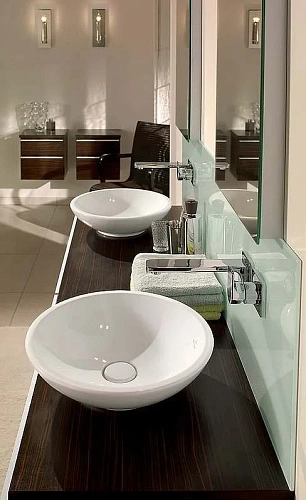 Раковина Villeroy & Boch Loop & Friends 38 x 38 см 514801R1 накладная Раковина Villeroy & Boch Loop & Friends 38 x 38 см 514801R1 накладная