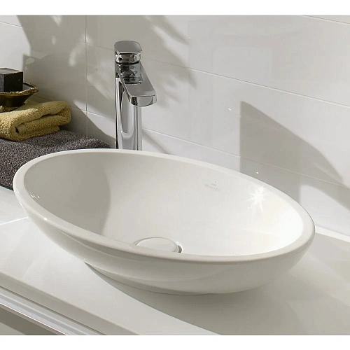 Раковина Villeroy & Boch Loop & Friends 43 x 63 см CeramicPlus 515110R1 накладная Раковина Villeroy & Boch Loop & Friends 43 x 63 см CeramicPlus 515110R1 накладная
