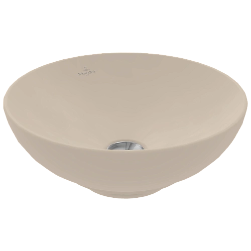 Раковина Villeroy & Boch Loop&Friends 38 x 38 см Almond CeramicPlus 4A4500AM накладная Раковина Villeroy & Boch Loop&Friends 38 x 38 см Almond CeramicPlus 4A4500AM накладная