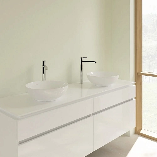 Раковина Villeroy & Boch Loop&Friends 38 x 38 см CeramicPlus 4A4500R1 накладная Раковина Villeroy & Boch Loop&Friends 38 x 38 см CeramicPlus 4A4500R1 накладная