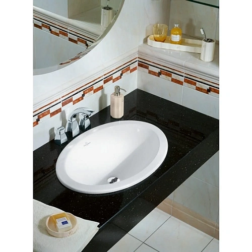 Раковина Villeroy & Boch Loop&Friends 41 x 57 см CeramicPlus 615520R1 встраиваемая Раковина Villeroy & Boch Loop&Friends 41 x 57 см CeramicPlus 615520R1 встраиваемая