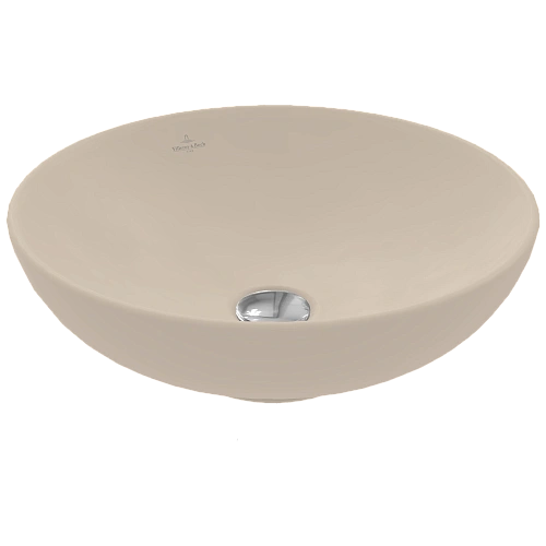 Раковина Villeroy & Boch Loop&Friends 42 x 42 см Almond CeramicPlus 4A4600AM накладная Раковина Villeroy & Boch Loop&Friends 42 x 42 см Almond CeramicPlus 4A4600AM накладная