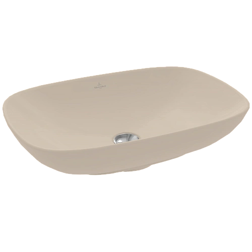 Раковина Villeroy & Boch Loop&Friends 56 x 38 см Almond CeramicPlus 4A4900AM накладная Раковина Villeroy & Boch Loop&Friends 56 x 38 см Almond CeramicPlus 4A4900AM накладная