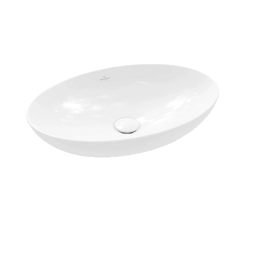 Раковина Villeroy & Boch Loop&Friends 56 x 38 см CeramicPlus 4A4700R1 накладная Раковина Villeroy & Boch Loop&Friends 56 x 38 см CeramicPlus 4A4700R1 накладная