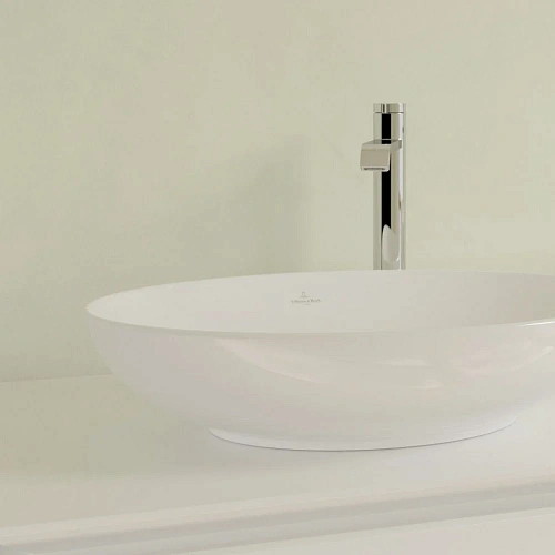 Раковина Villeroy & Boch Loop&Friends 56 x 38 см CeramicPlus 4A4701R1 накладная Раковина Villeroy & Boch Loop&Friends 56 x 38 см CeramicPlus 4A4701R1 накладная