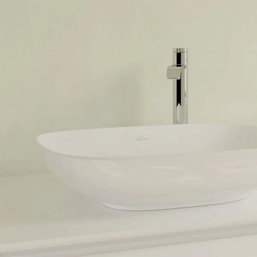 Раковина Villeroy & Boch Loop&Friends 56 x 38 см CeramicPlus 4A4900R1 накладная Раковина Villeroy & Boch Loop&Friends 56 x 38 см CeramicPlus 4A4900R1 накладная