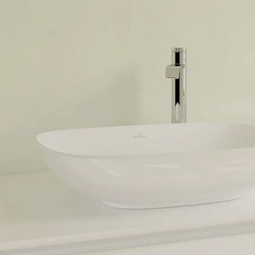 Раковина Villeroy & Boch Loop&Friends 56 x 38 см CeramicPlus 4A4901R1 накладная Раковина Villeroy & Boch Loop&Friends 56 x 38 см CeramicPlus 4A4901R1 накладная