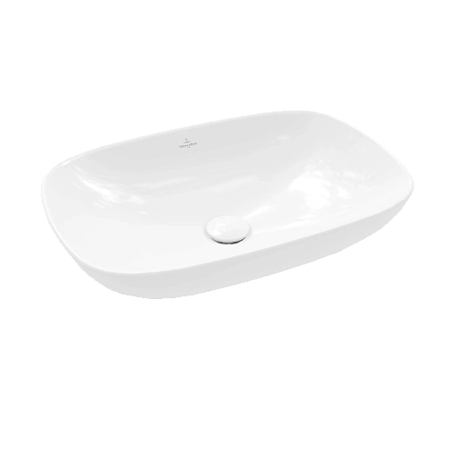 Раковина Villeroy & Boch Loop&Friends 56 x 38 см CeramicPlus 4A4901R1 накладная Раковина Villeroy & Boch Loop&Friends 56 x 38 см CeramicPlus 4A4901R1 накладная