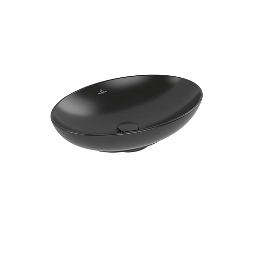 Раковина Villeroy & Boch Loop&Friends 56 x 38 см Ebony CeramicPlus 4A4701S5 накладная Раковина Villeroy & Boch Loop&Friends 56 x 38 см Ebony CeramicPlus 4A4701S5 накладная