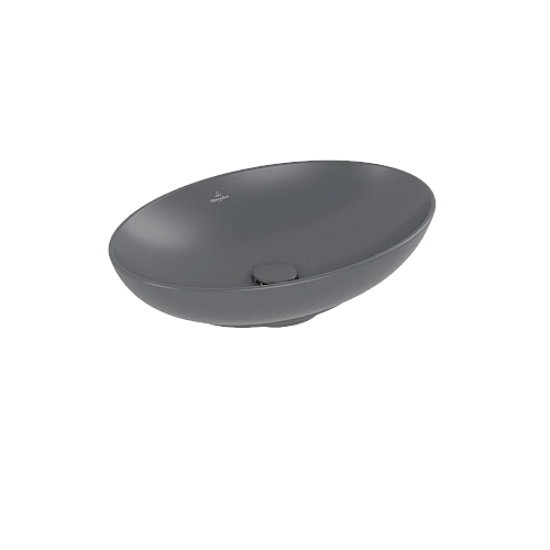 Раковина Villeroy & Boch Loop&Friends 56 x 38 см Graphite CeramicPlus 4A4701i4 накладная Раковина Villeroy & Boch Loop&Friends 56 x 38 см Graphite CeramicPlus 4A4701i4 накладная