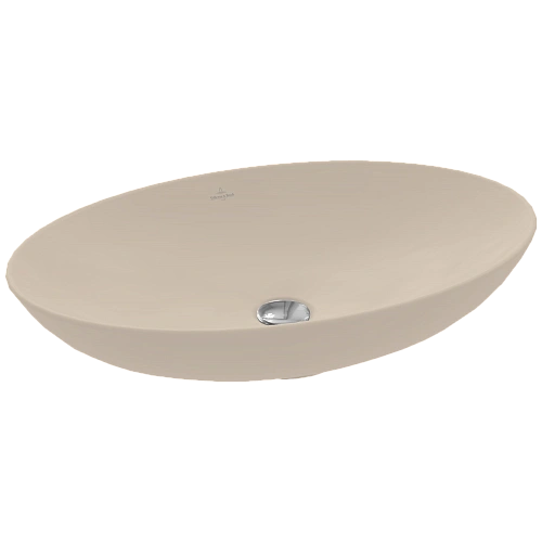 Раковина Villeroy & Boch Loop&Friends 62 x 42 см Almond CeramicPlus 4A4801AM накладная Раковина Villeroy & Boch Loop&Friends 62 x 42 см Almond CeramicPlus 4A4801AM накладная