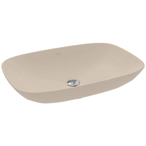 Раковина Villeroy & Boch Loop&Friends 62 x 42 см Almond CeramicPlus 4A5000AM накладная Раковина Villeroy & Boch Loop&Friends 62 x 42 см Almond CeramicPlus 4A5000AM накладная