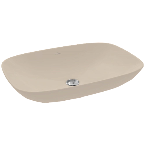 Раковина Villeroy & Boch Loop&Friends 62 x 42 см Almond CeramicPlus 4A5001AM накладная Раковина Villeroy & Boch Loop&Friends 62 x 42 см Almond CeramicPlus 4A5001AM накладная