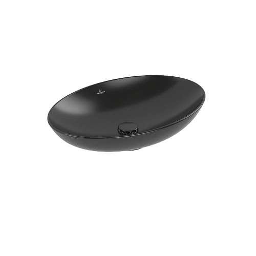 Раковина Villeroy & Boch Loop&Friends 62 x 42 см Ebony CeramicPlus 4A4801S5 накладная Раковина Villeroy & Boch Loop&Friends 62 x 42 см Ebony CeramicPlus 4A4801S5 накладная