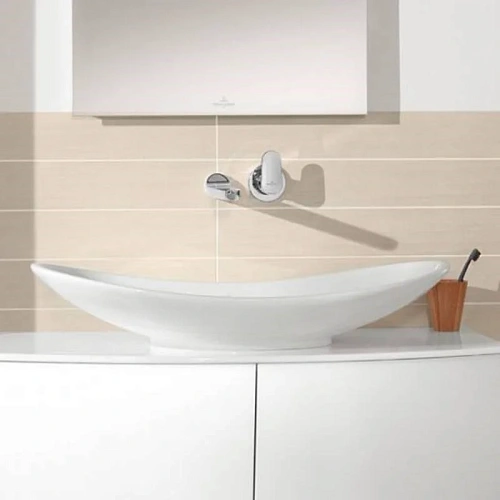Раковина Villeroy & Boch My Nature 81 x 41 см CeramicPlus 411080R1 накладная Раковина Villeroy & Boch My Nature 81 x 41 см CeramicPlus 411080R1 накладная