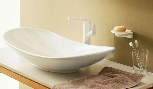 Раковина Villeroy & Boch My Nature 81 x 41 см CeramicPlus 411080R1 накладная Раковина Villeroy & Boch My Nature 81 x 41 см CeramicPlus 411080R1 накладная