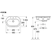 Раковина Villeroy & Boch O.Novo 41615601 (4161 56 01) Раковина Villeroy & Boch O.Novo 41615601 (4161 56 01)