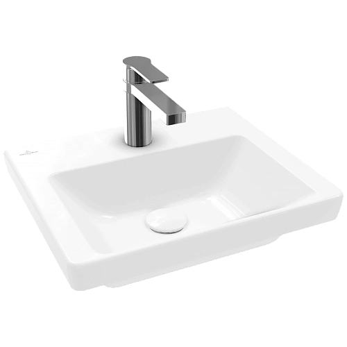 Раковина Villeroy & Boch Subway 3.0 45 x 37 см 437451 437046R1 компактная Раковина Villeroy & Boch Subway 3.0 45 x 37 см 437451 437046R1 компактная