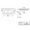 Раковина Villeroy & Boch Venticello 50 x 100 см 4104AJ01 Раковина Villeroy & Boch Venticello 50 x 100 см 4104AJ01