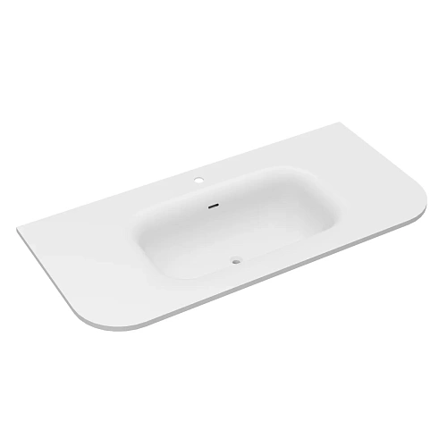 Раковина Vincea Alto VCB-4A100MW Corian, белый матовый Раковина Vincea Alto VCB-4A100MW Corian, белый матовый