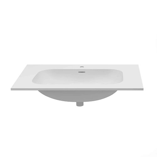 Раковина Vincea Elise VCB-4EL800MW, Corian белый матовый Раковина Vincea Elise VCB-4EL800MW, Corian белый матовый