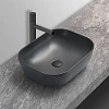 Раковина Vincea VBS-101MA, 505x405x140 керамическая, накладная, цвет антрацит матовый