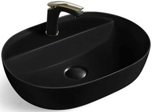 Раковина Vincea VBS-121MB, 500x380x135 черная Раковина Vincea VBS-121MB, 500x380x135 черная